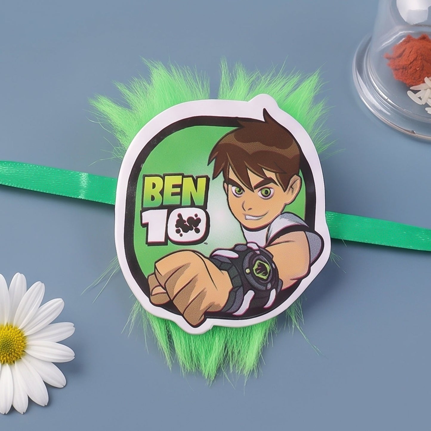 Ben Ten character kids designer Rakhi for Raksha Bandhan celebrations.