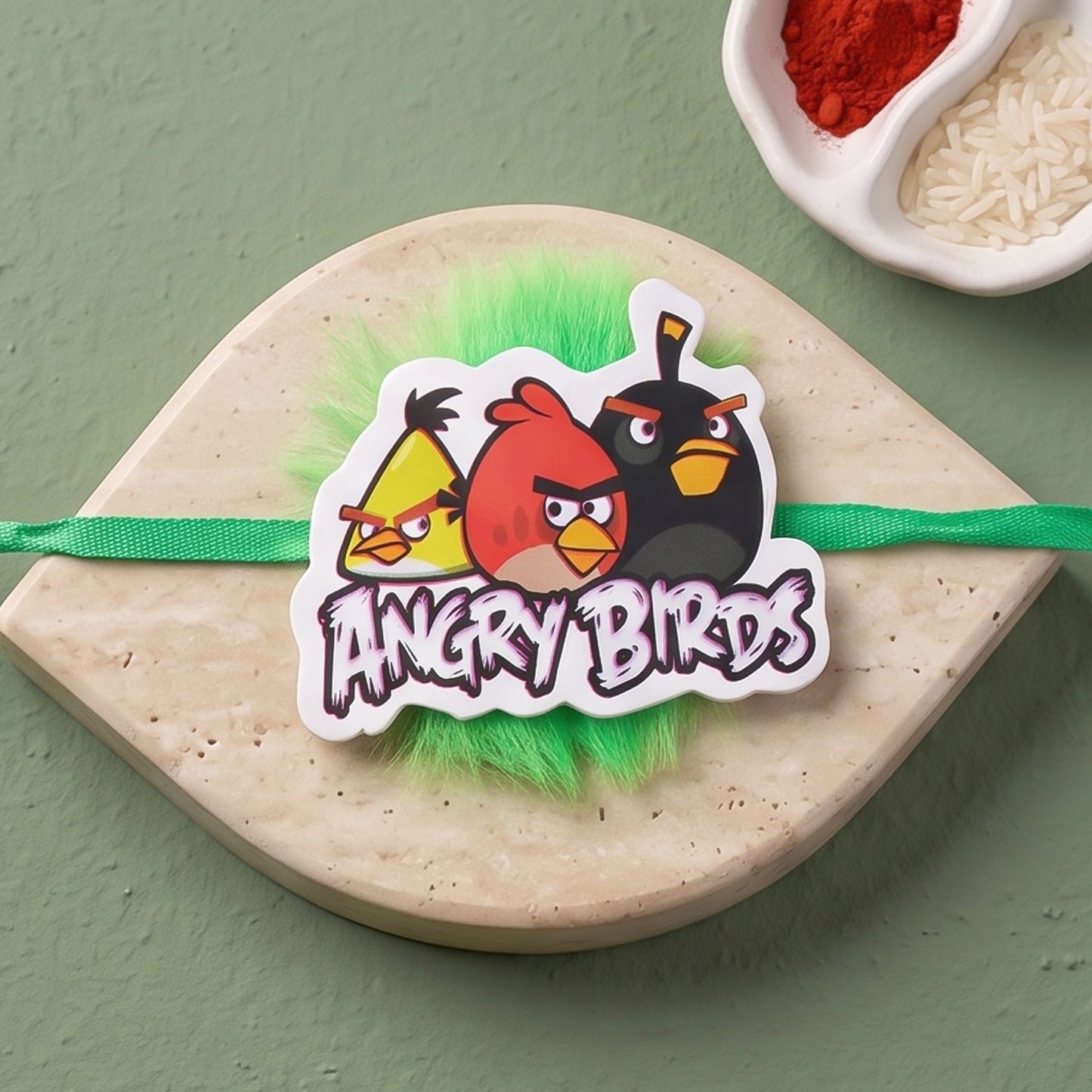 Angry Birds Character Kids Designer Rakhi Raksha Bandhan Fun Gift