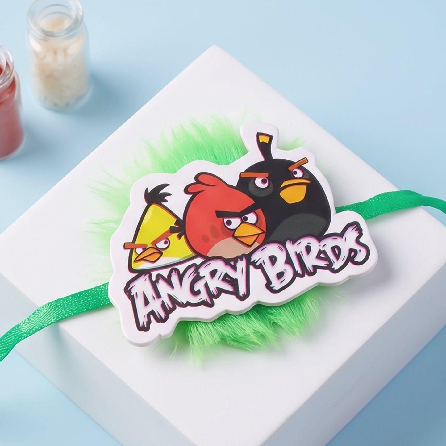 Angry Birds Character Kids Designer Rakhi Raksha Bandhan Fun Gift