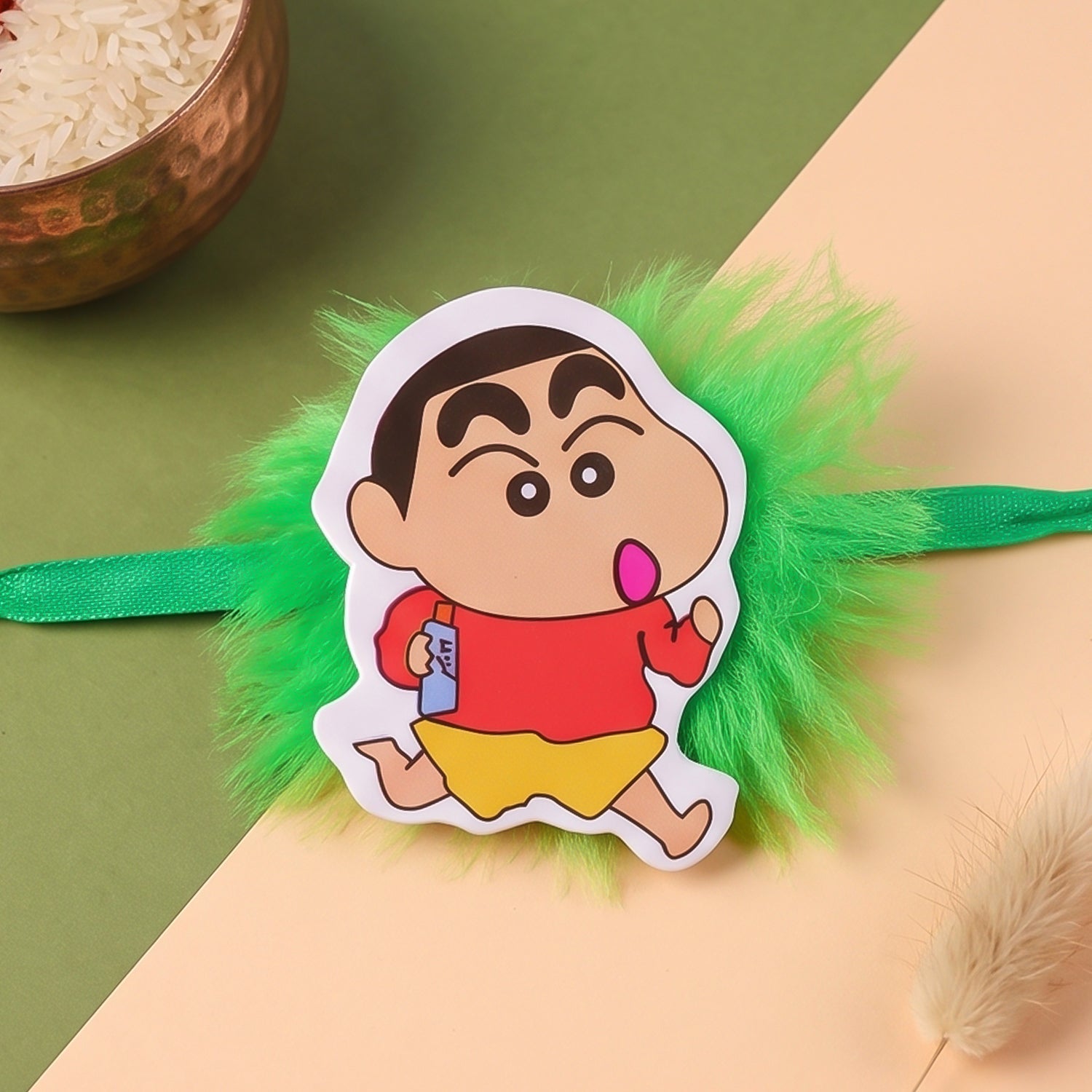 Shinchan Cartoon Kids Premium Designer Rakhi Raksha Bandhan Gift