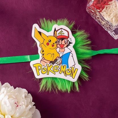 Pokemon Character Kids Premium Designer Rakhi Raksha Bandhan Gift