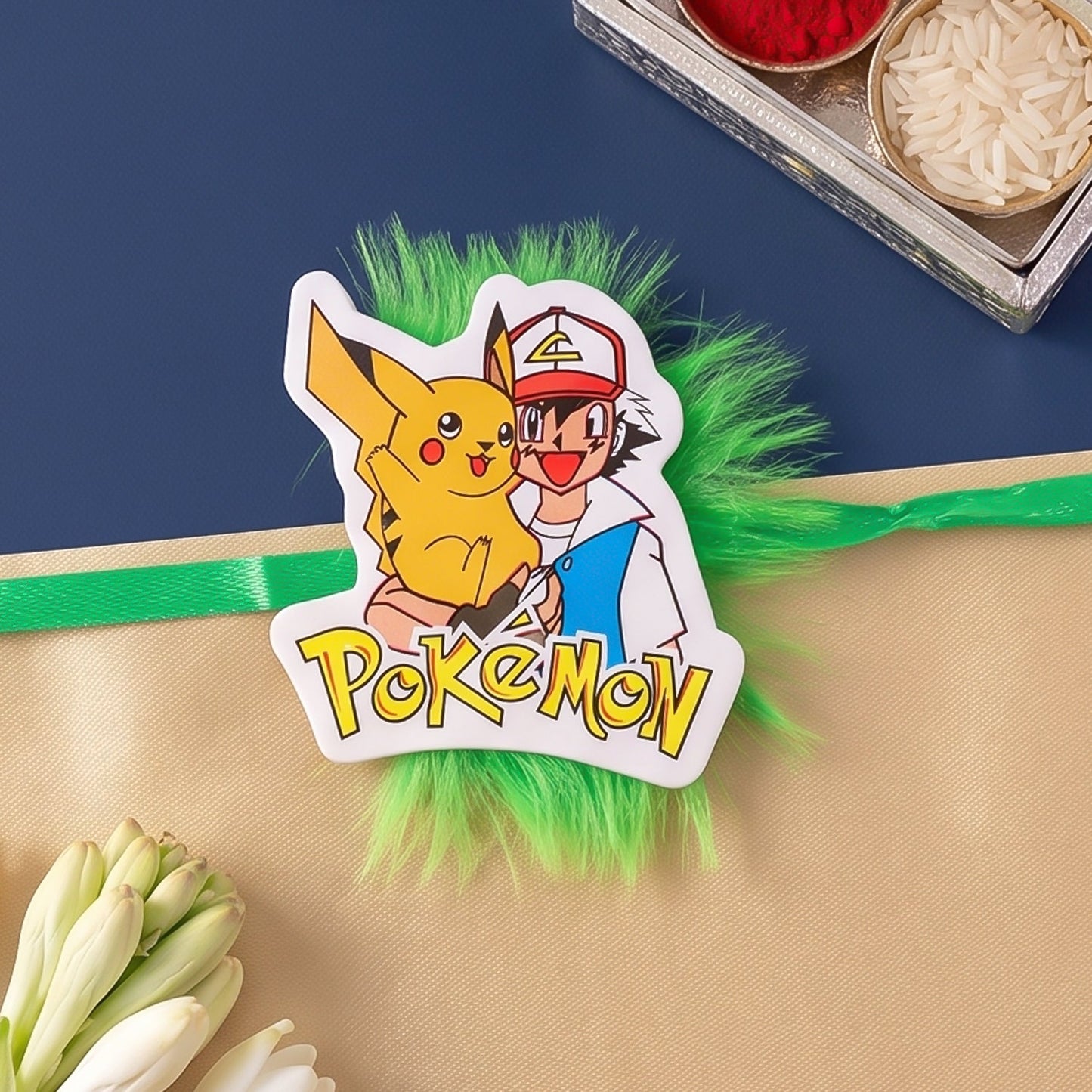 Pokemon Character Kids Premium Designer Rakhi Raksha Bandhan Gift