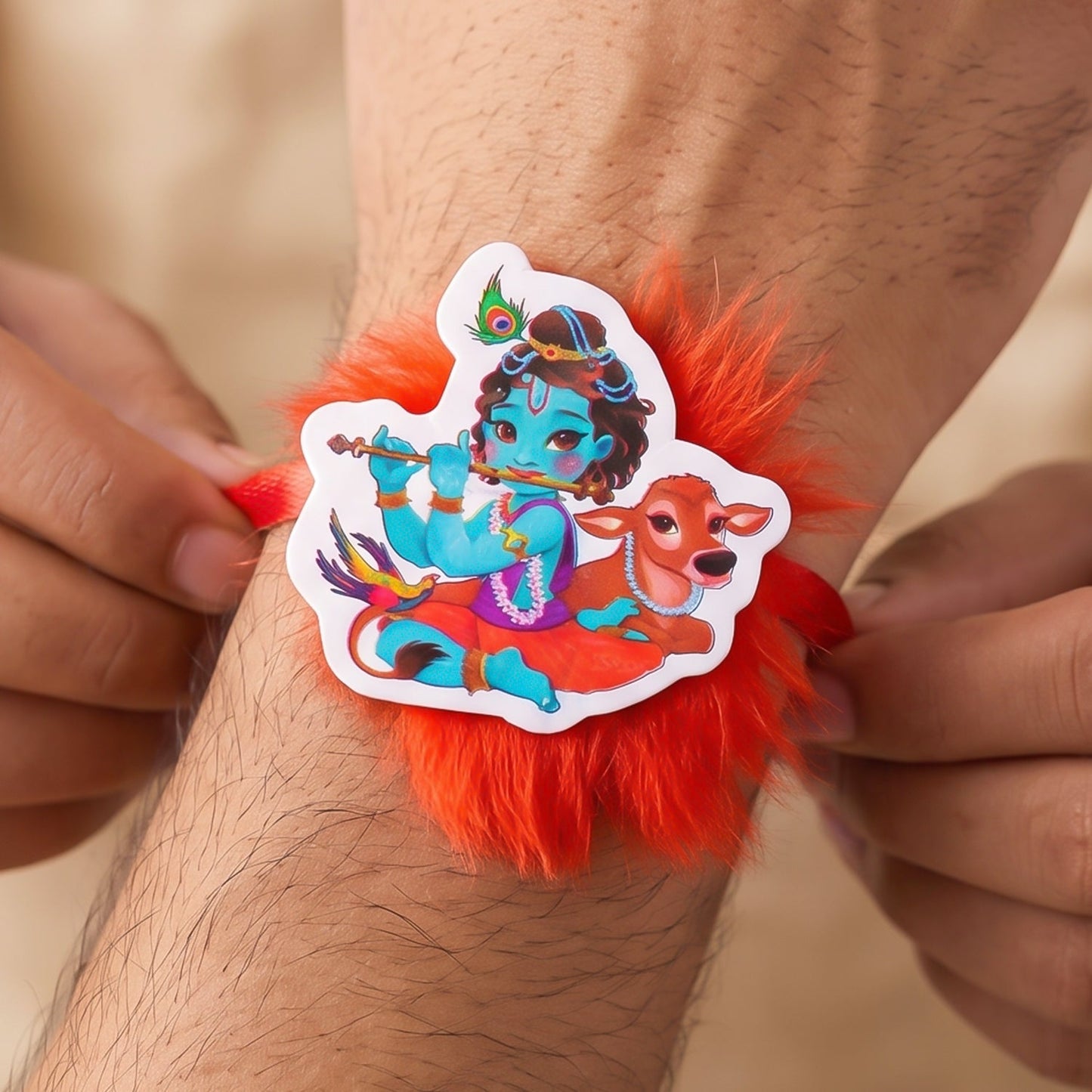 Krishna Character Kids Premium Designer Rakhi Raksha Bandhan Special