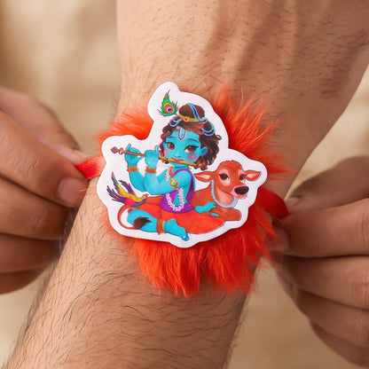 Krishna Character Kids Premium Designer Rakhi Raksha Bandhan Special