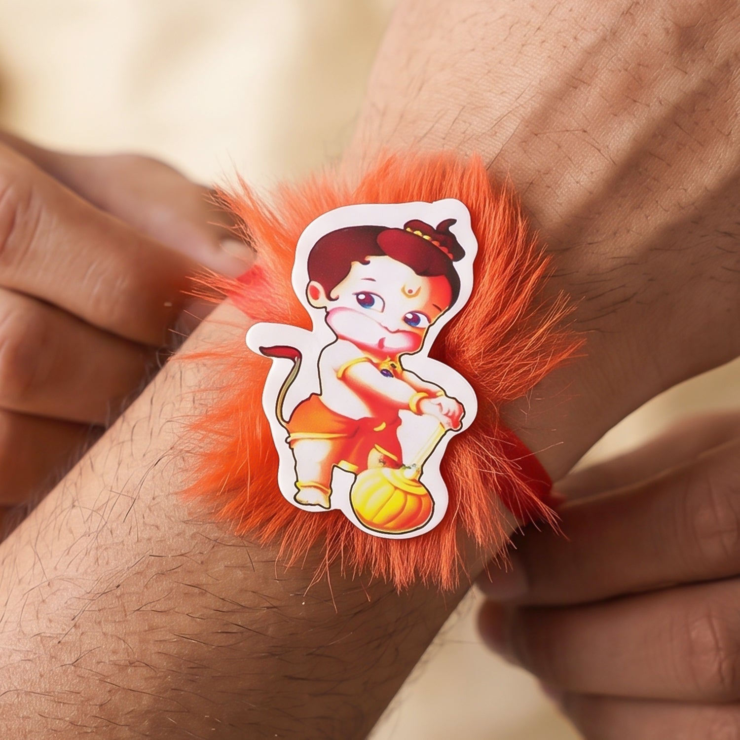 Bal Hanuman Character Kids Designer Rakhi Raksha Bandhan Gift