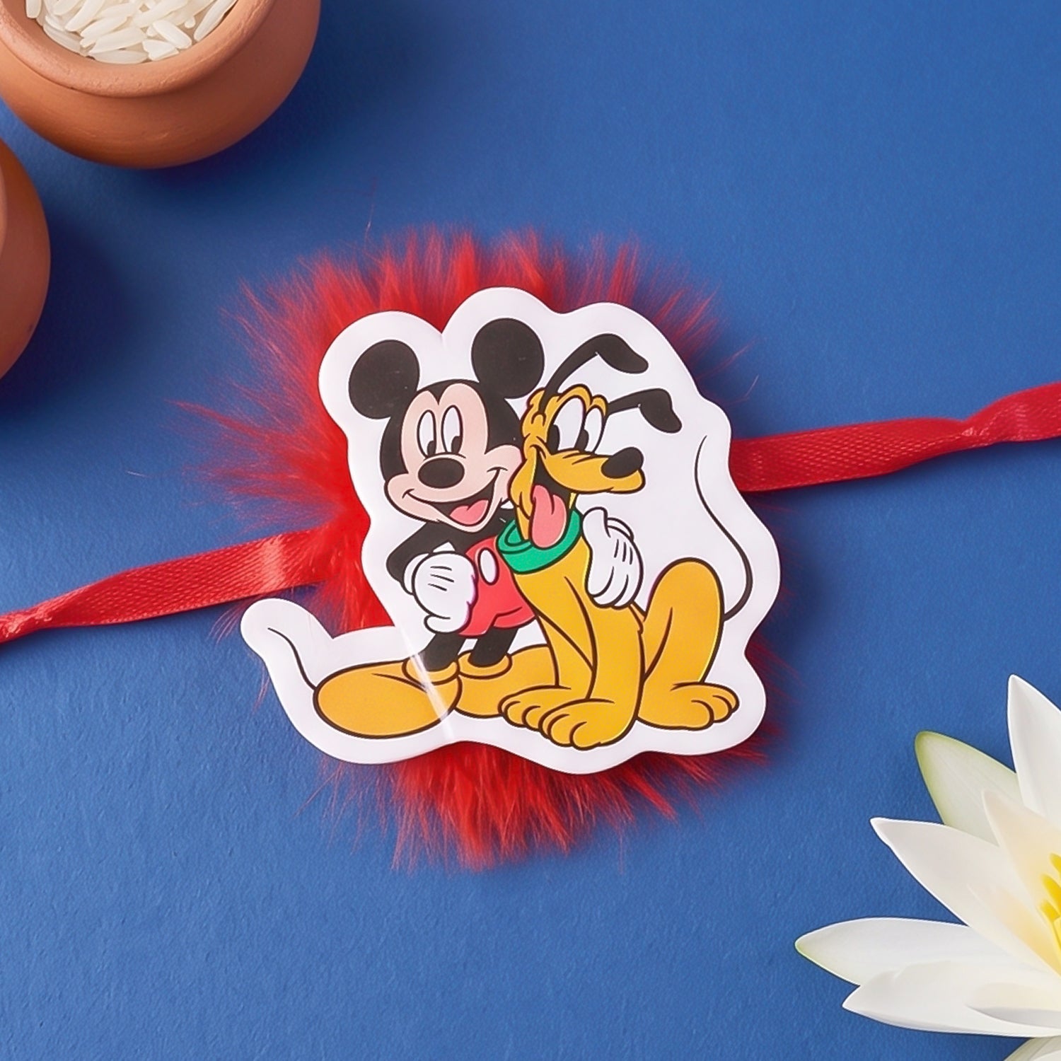 Mickey Cartoon Kids Premium Designer Rakhi Raksha Bandhan Gift