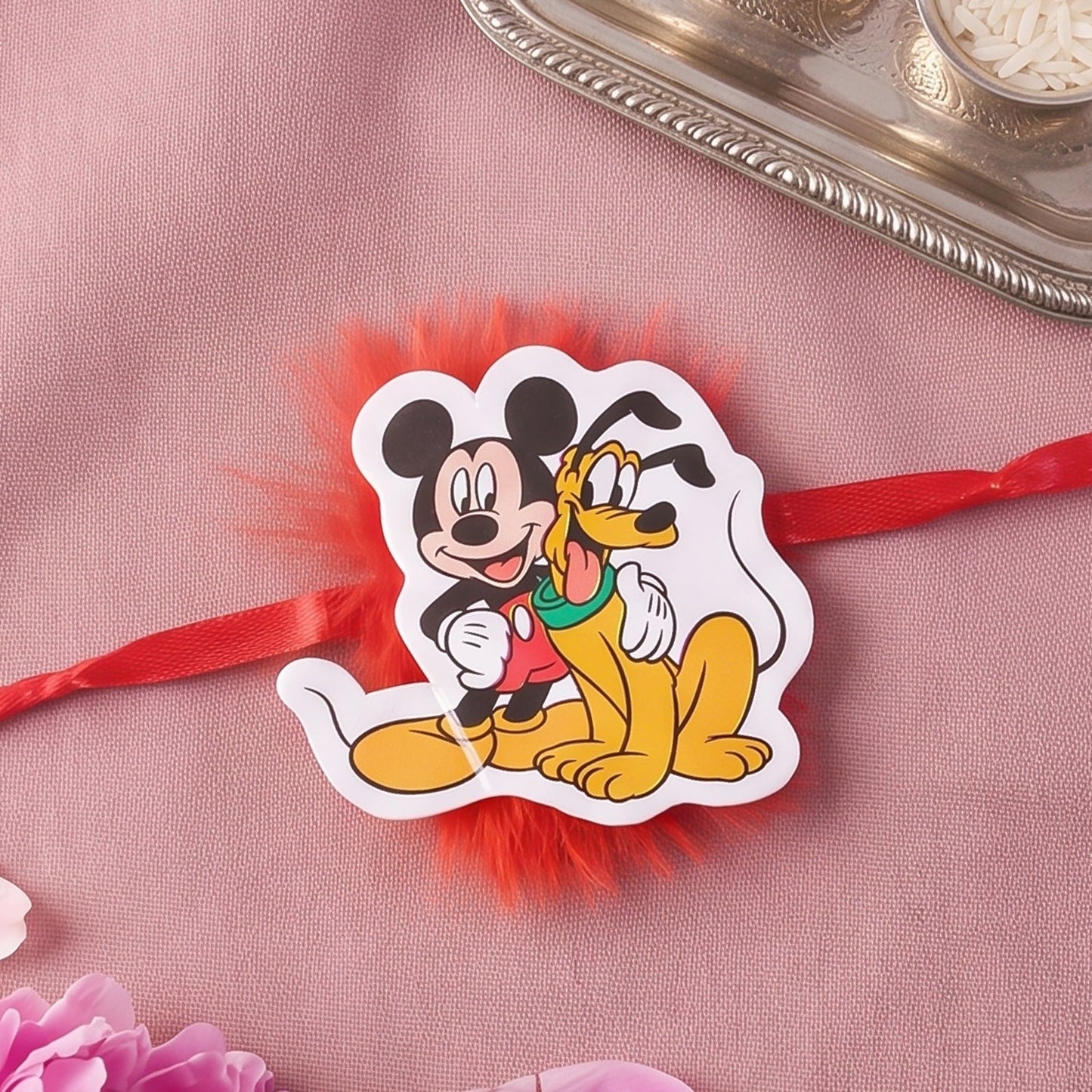 Mickey Cartoon Kids Premium Designer Rakhi Raksha Bandhan Gift