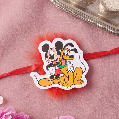 Mickey Cartoon Kids Premium Designer Rakhi Raksha Bandhan Gift