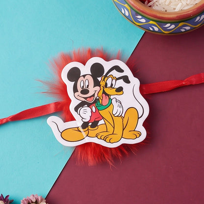 Mickey Cartoon Kids Premium Designer Rakhi Raksha Bandhan Gift