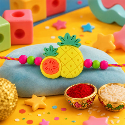 Fruit Theme Cute Kids Rakhi Combo Pack Raksha Bandhan Special (3 Pc)