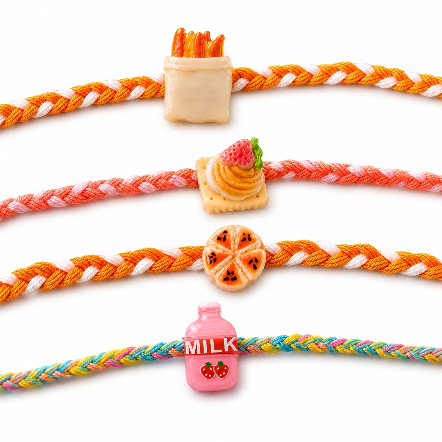 Milk Fries Cake Kids Rakhi Combo Set Raksha Bandhan Special (4 Pc)