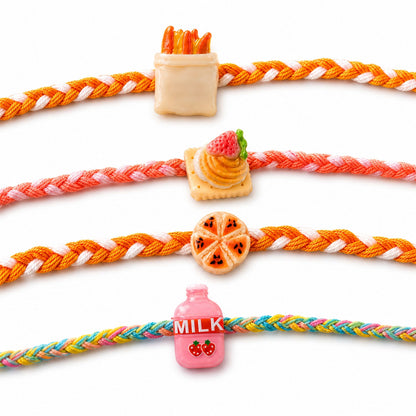 Milk Fries Cake Kids Rakhi Combo Set Raksha Bandhan Special (4 Pc)