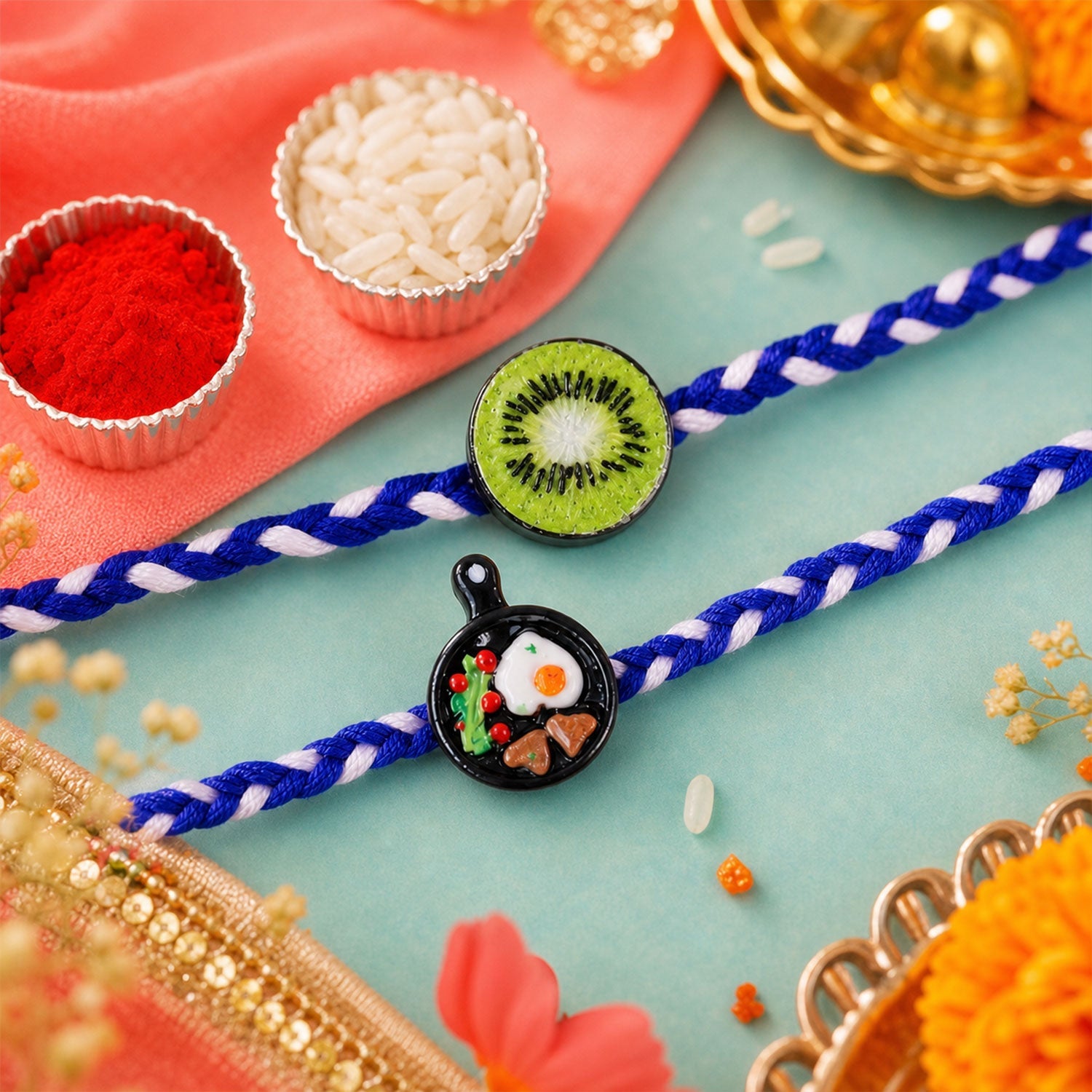 Kiwi Kids Designer Rakhi Combo Raksha Bandhan (2 Pc)