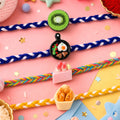 Kiwi Penguin Fries Kids Rakhi Combo Raksha Bandhan Set (4 Pc)