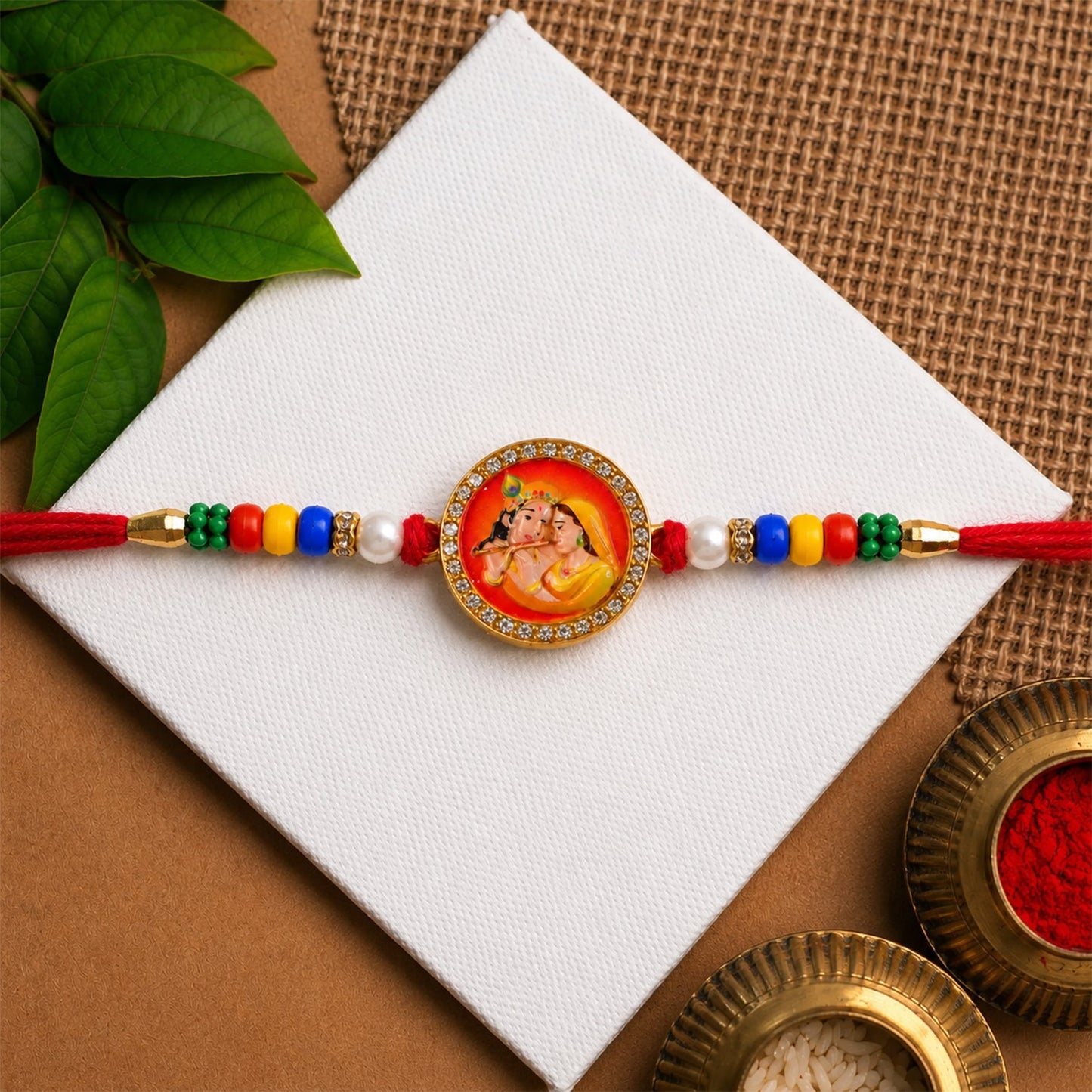 Divine Premium Designer Rakhi Combo Set Raksha Bandhan (10 Pc)