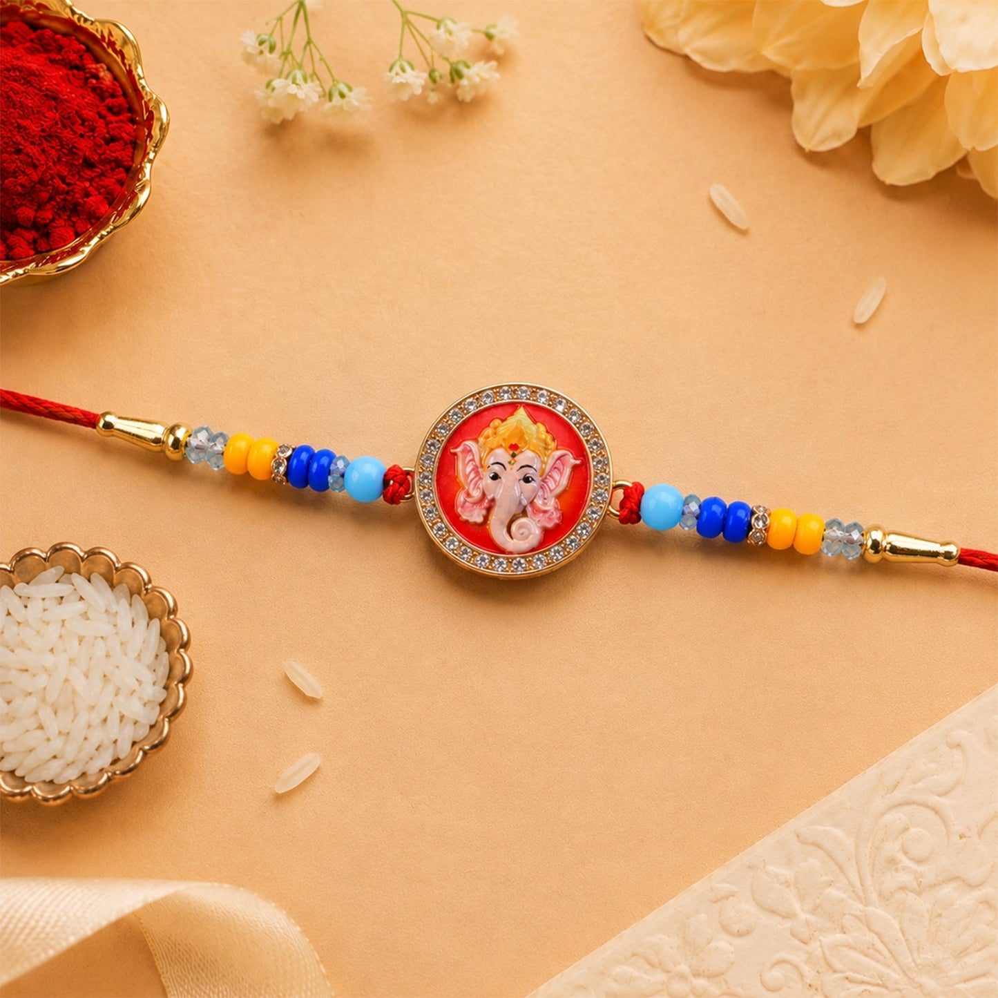 Divine Premium Designer Rakhi Combo Set Raksha Bandhan (10 Pc)