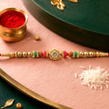 Round Designer Rakhi for Raksha Bandhan Special
