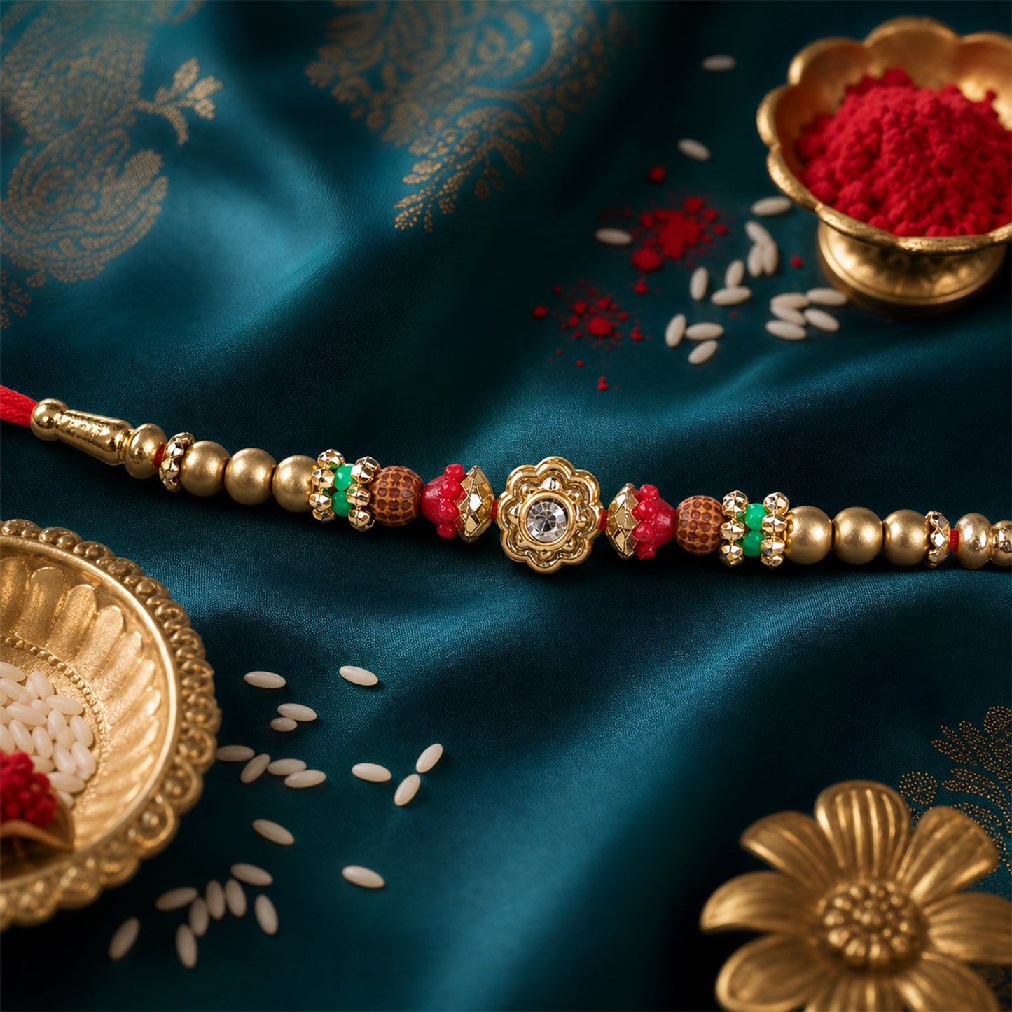 Round Designer Rakhi for Raksha Bandhan Special