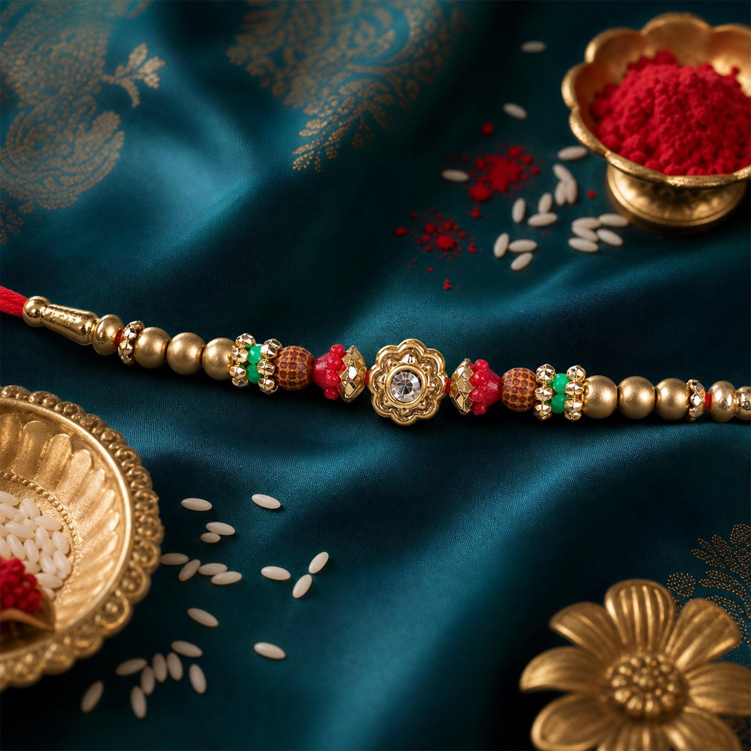 Round Designer Rakhi for Raksha Bandhan Special