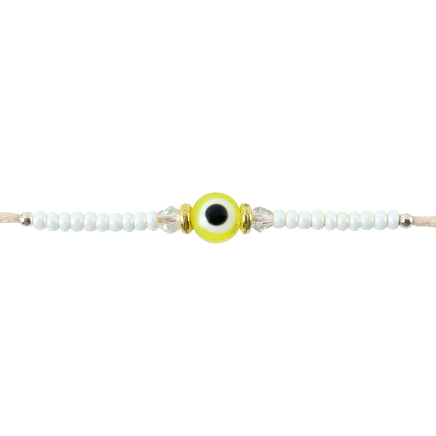 Evil Eye Pearl Rakhi Design for Raksha Bandhan Special