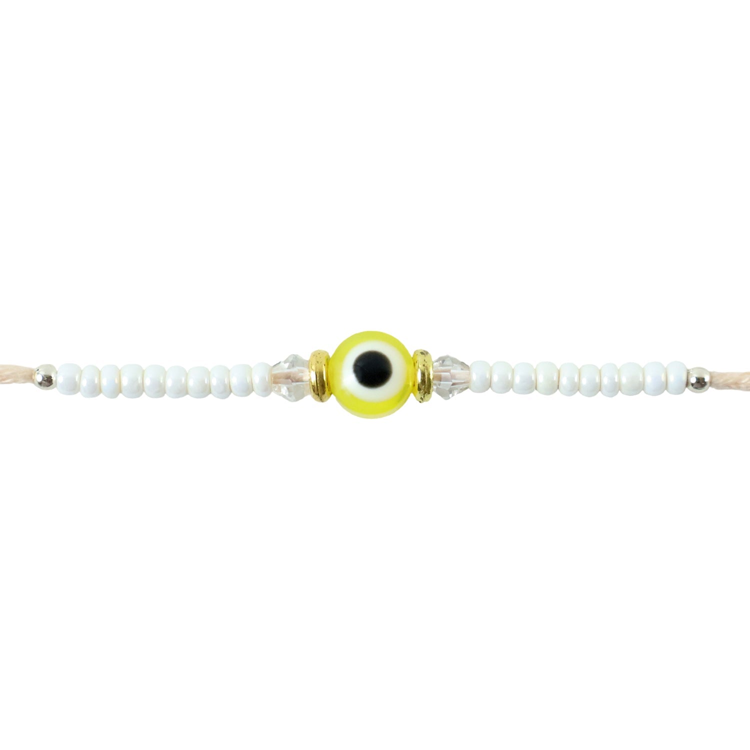 Evil Eye Pearl Rakhi Design for Raksha Bandhan Special