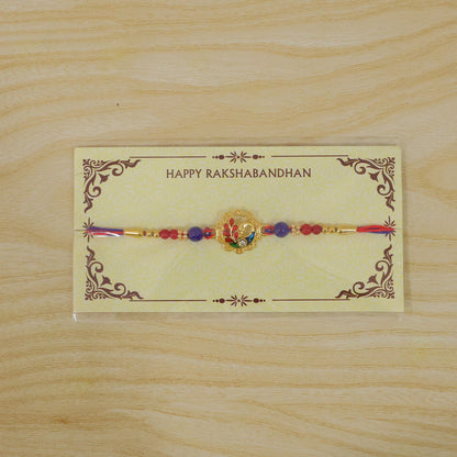 Premium AD Stone Studded Designer Rakhi for Brother | Fancy Diamond Look Rakhi