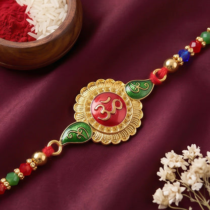 Trendy Evil Eye Rakhi with Beads for Brother | Nazar Battu Protection Rakhi