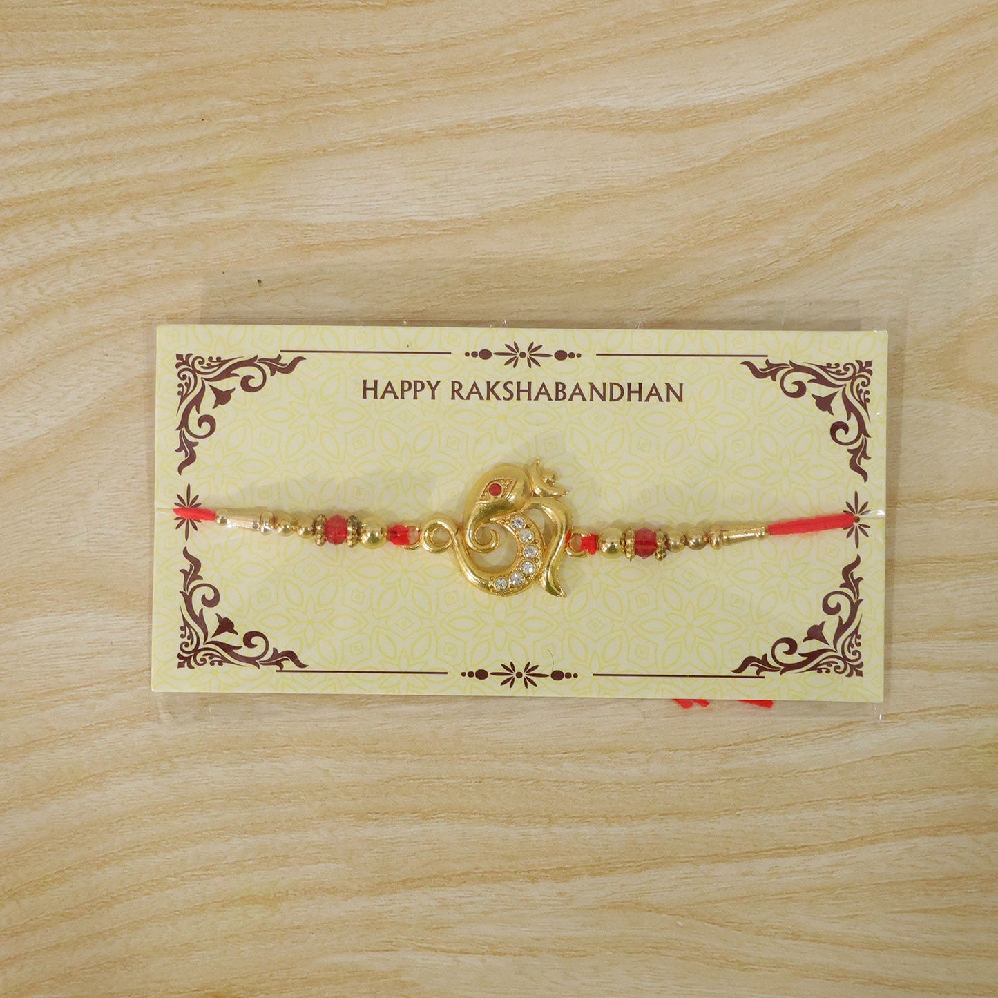 Elegant Kundan Stone Floral Rakhi for Brother | Premium Designer Rakhi