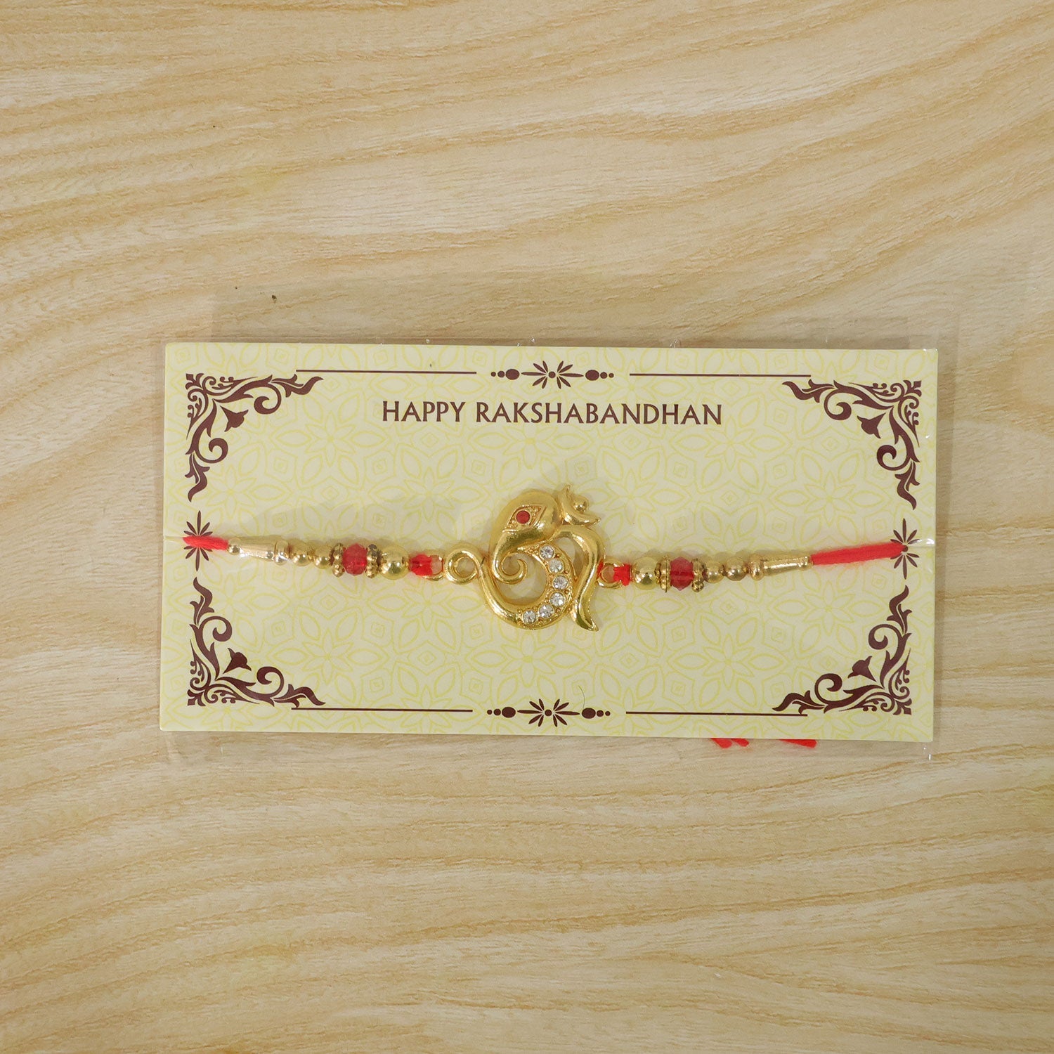 Elegant Kundan Stone Floral Rakhi for Brother | Premium Designer Rakhi