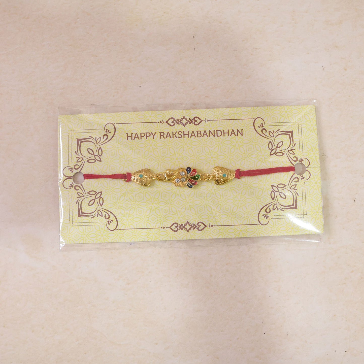Fancy Crystal Stone Designer Rakhi for Brother | Sparkling Premium Rakhi