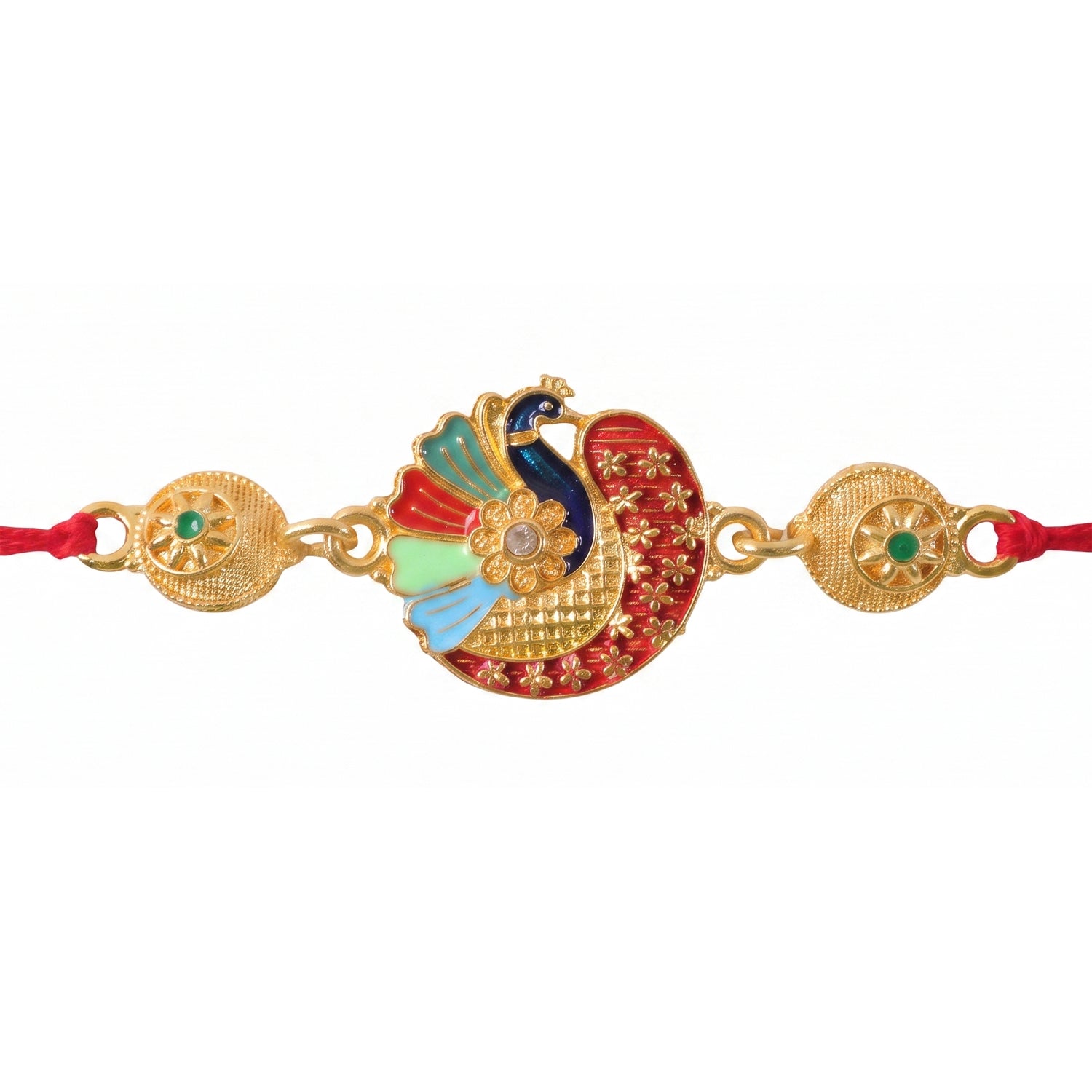Premium Kundan & Pearl Designer Rakhi for Brother | Royal Rakshabandhan Rakhi