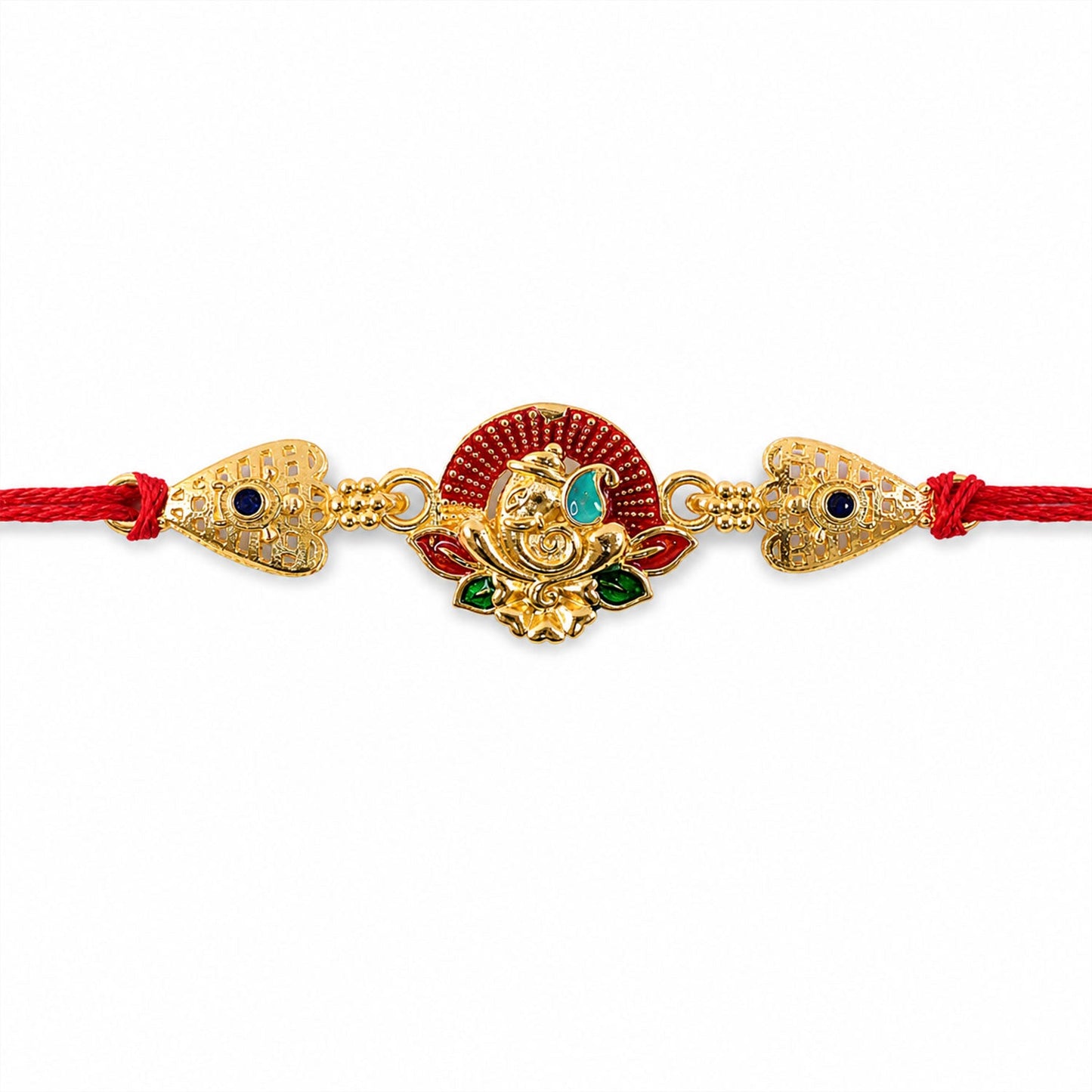 Colorful Crystal Beads Rakhi for Brother | Attractive Designer Rakhi