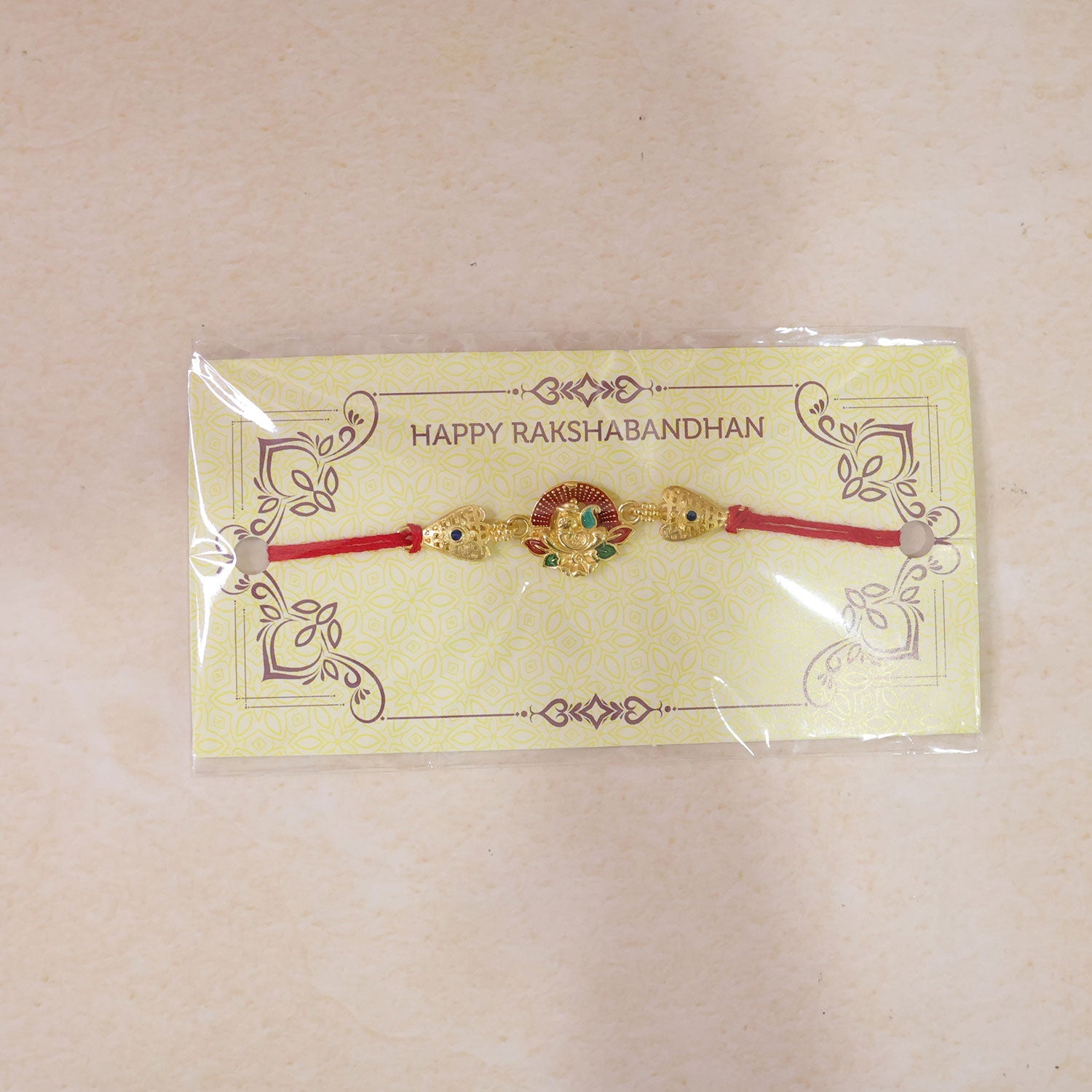 Colorful Crystal Beads Rakhi for Brother | Attractive Designer Rakhi