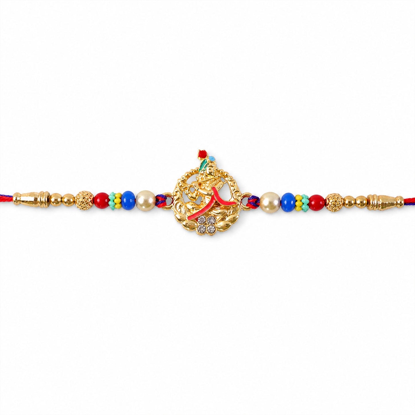Sacred Rudraksha Beads Rakhi for Brother | Traditional Spiritual Rakhi