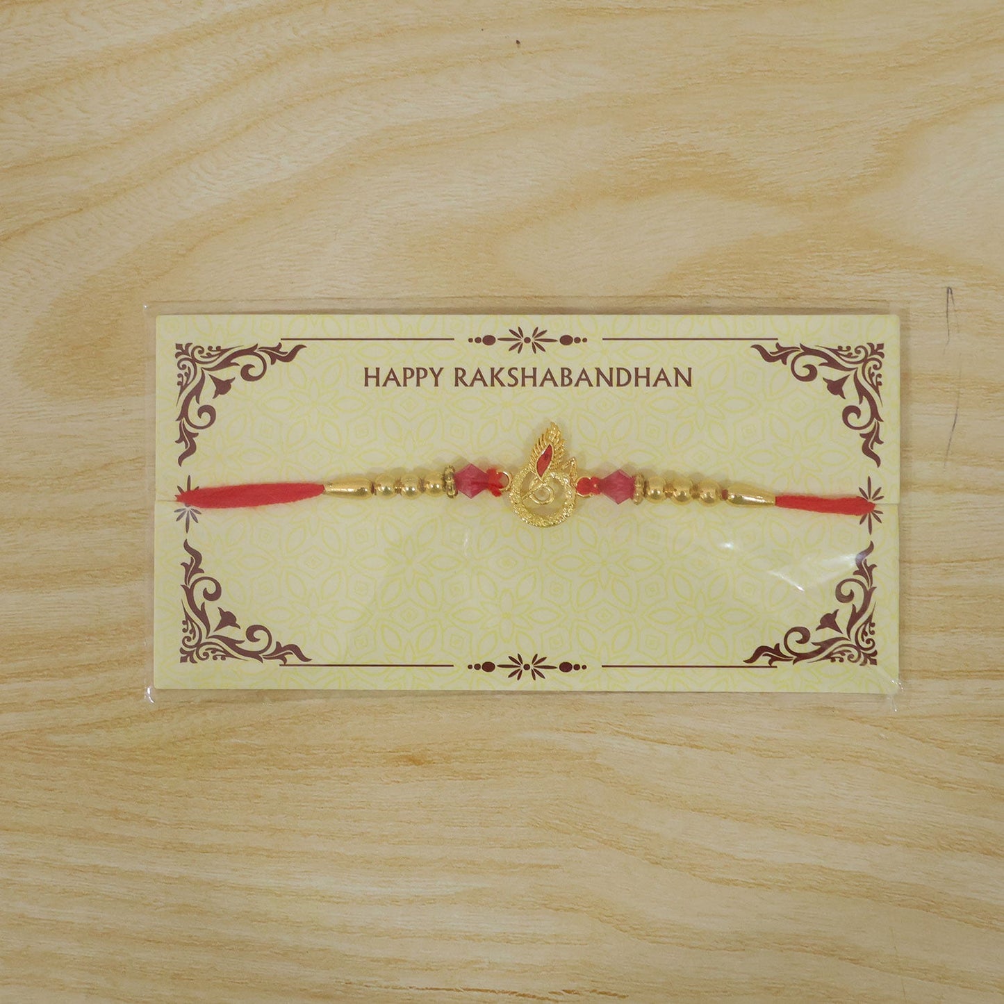 Premium AD Stone Floral Rakhi for Brother | Fancy Designer Rakhi