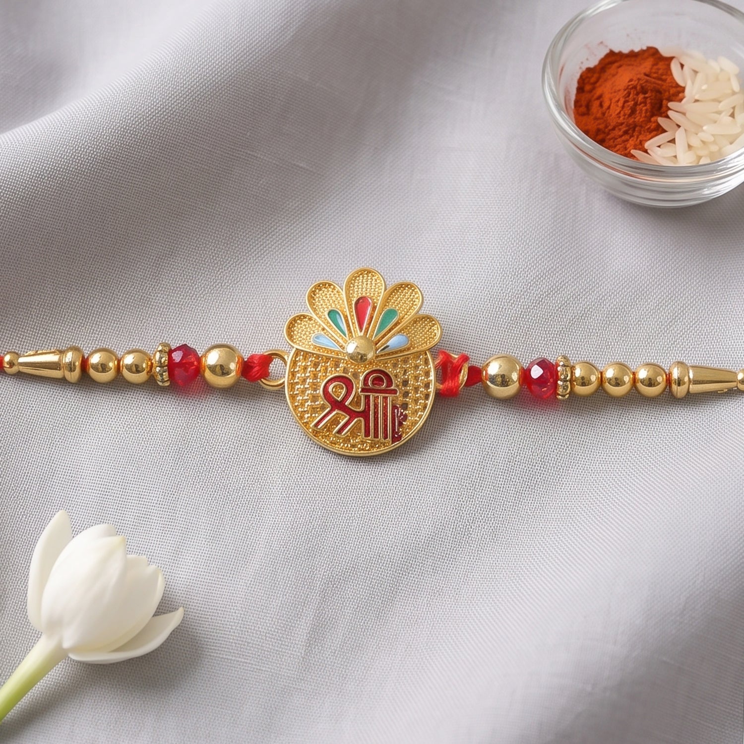Trendy Evil Eye Beads Rakhi for Brother | Stylish Protection Rakhi