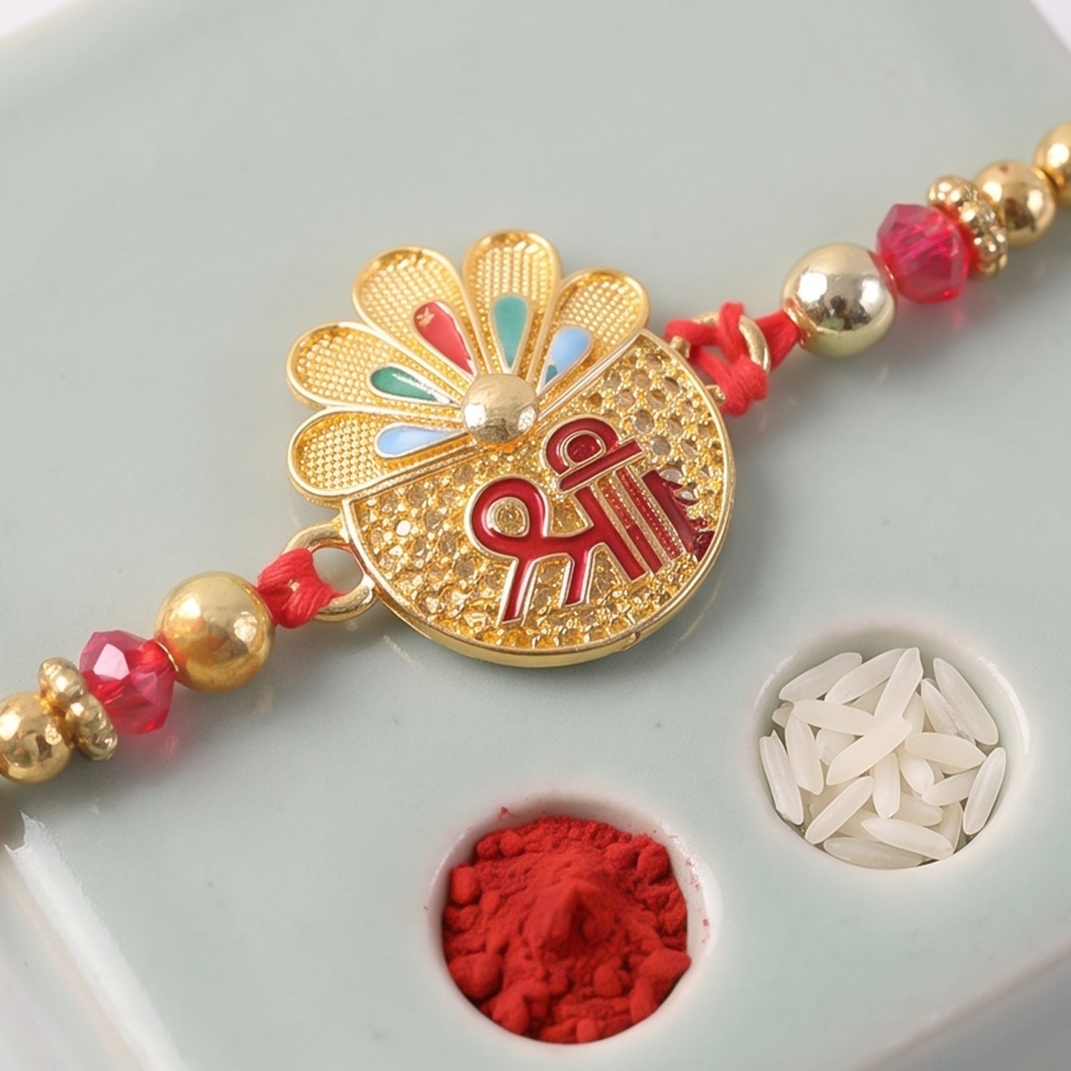 Trendy Evil Eye Beads Rakhi for Brother | Stylish Protection Rakhi