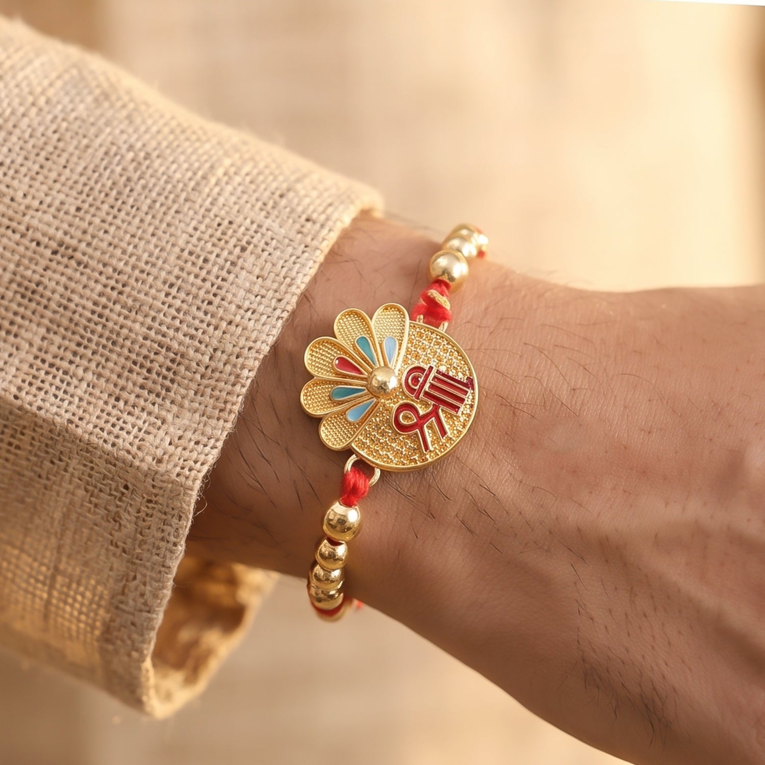 Trendy Evil Eye Beads Rakhi for Brother | Stylish Protection Rakhi