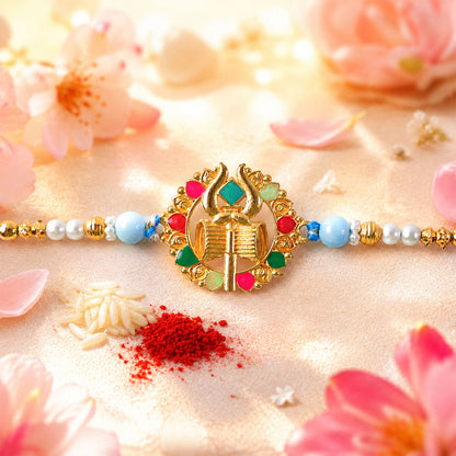 Fancy Stone Studded Designer Rakhi for Brother | Latest Premium Rakhi