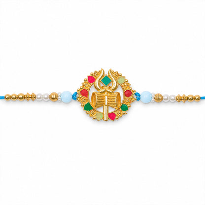 Fancy Stone Studded Designer Rakhi for Brother | Latest Premium Rakhi