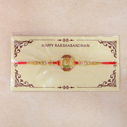 Traditional Meenakari Flower Rakhi for Brother | Colorful Festive Rakhi