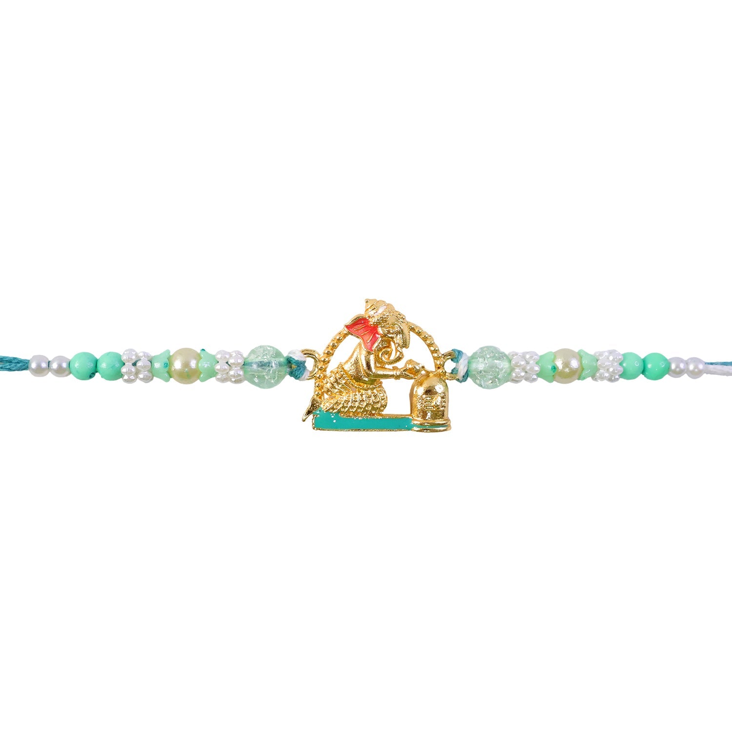 Lord Ganesha with Shivling Designer Rakhi for Brother