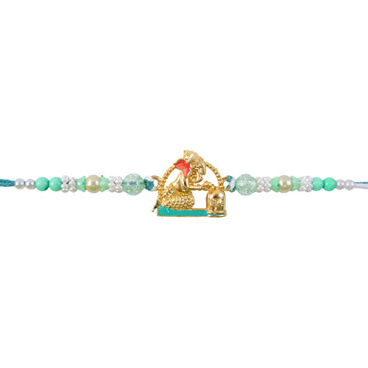 Lord Ganesha with Shivling Designer Rakhi for Brother