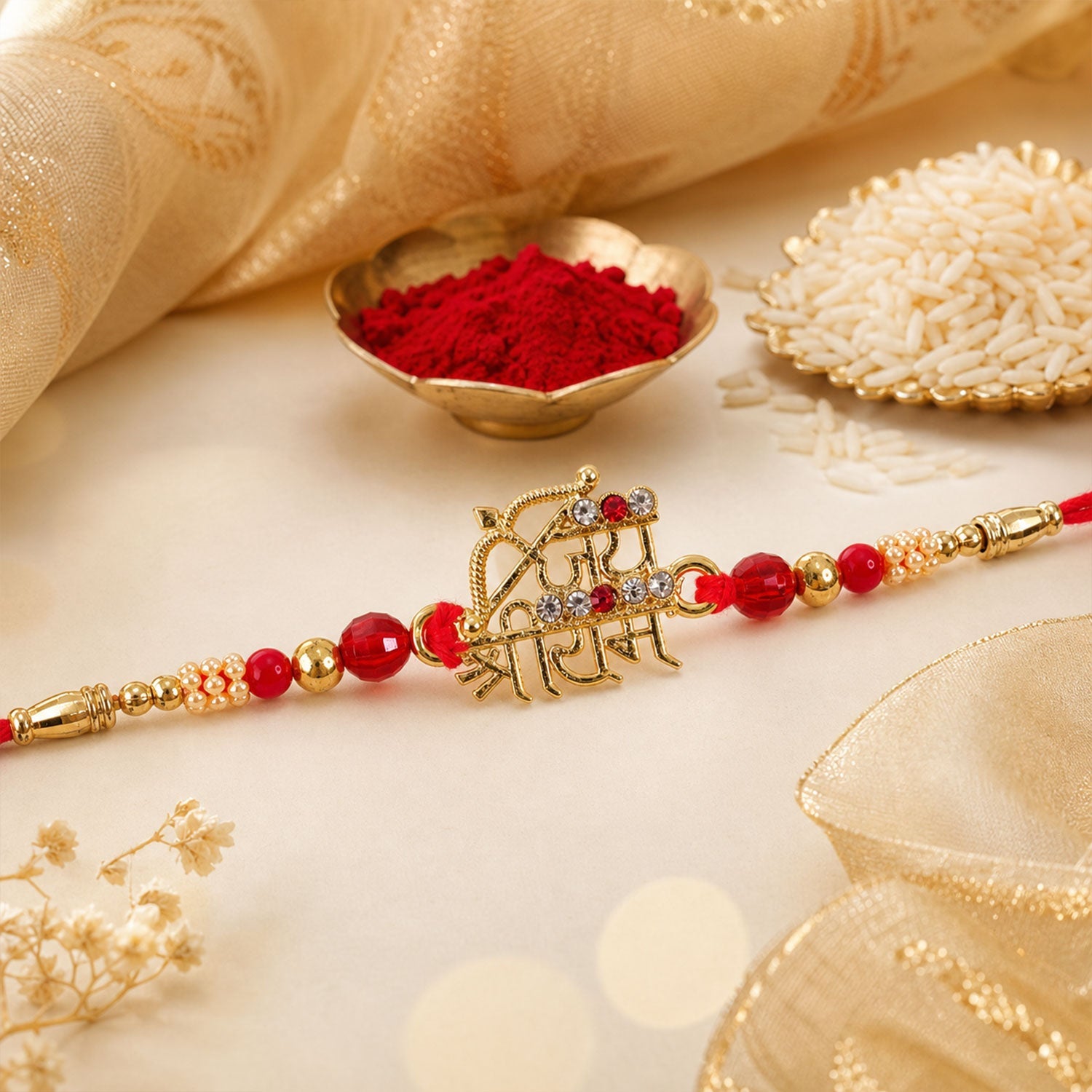 Premium Jai Shree Ram Designer Rakhi for Brother