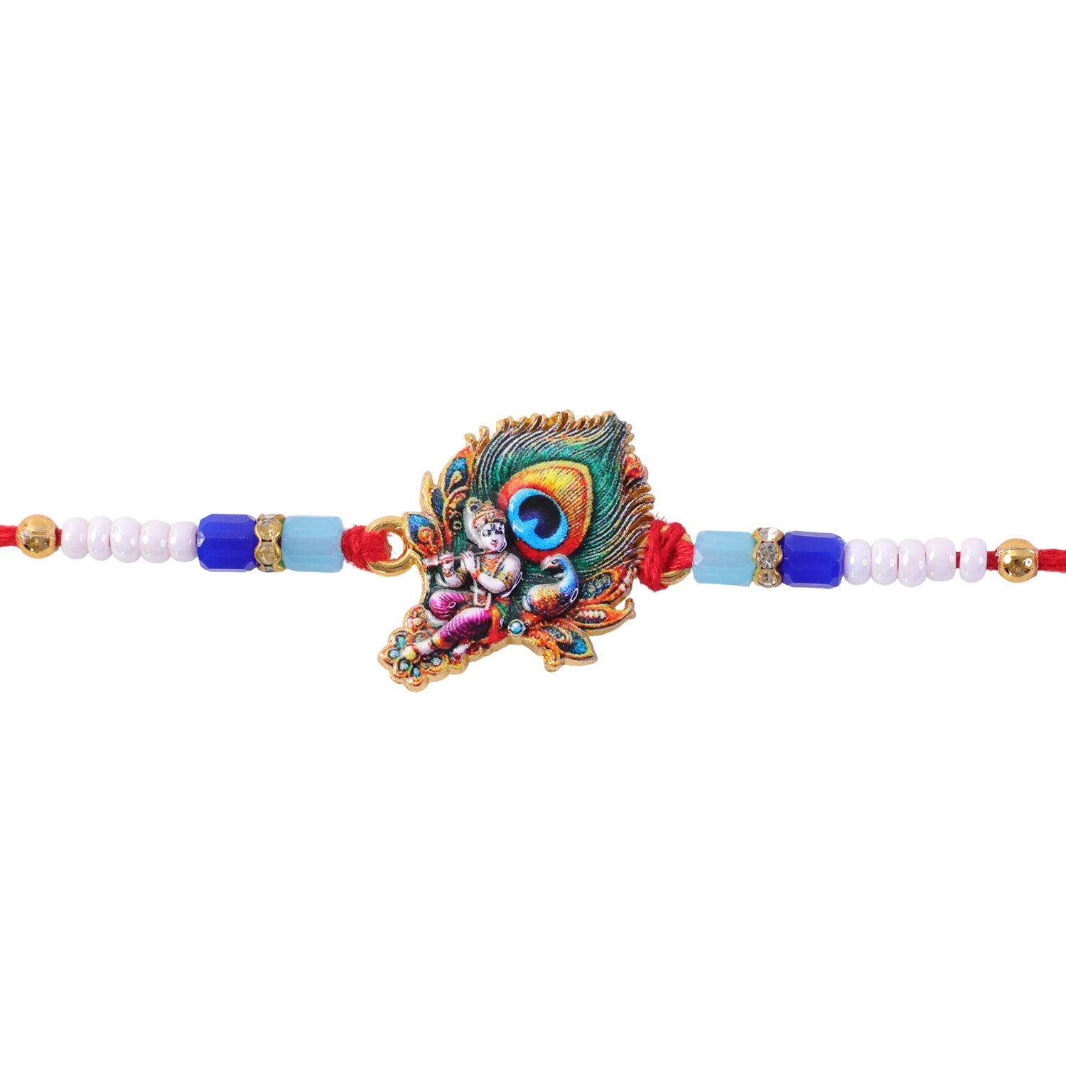 Krishna Character Kids Beaded Playful Cartoon Rakhi for Brother