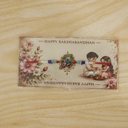 Krishna Character Kids Beaded Playful Cartoon Rakhi for Brother