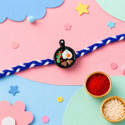 Cartoon Charm Kids Beaded Rakhi Pack with Fun Motif Work (5 Pc)