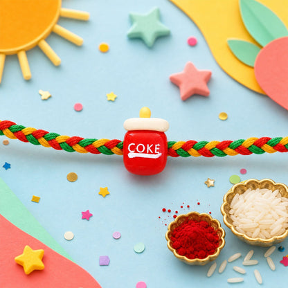 Sweett Snack Kids Beaded Rakhi Pack with Food Theme Charm (5 Pc)