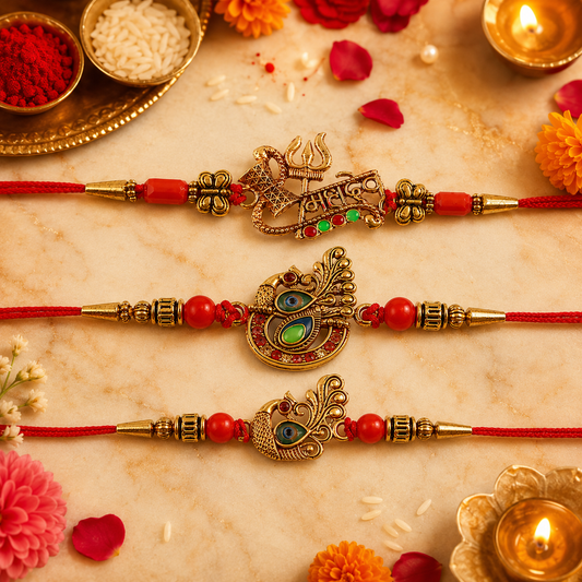 Bandhan Beyond Blood, Best Brother & Rakhi Bound by Heart Set for Brother (3 Pc)