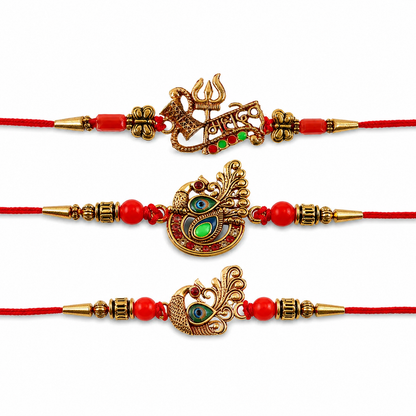 Bandhan Beyond Blood, Best Brother & Rakhi Bound by Heart Set for Brother (3 Pc)